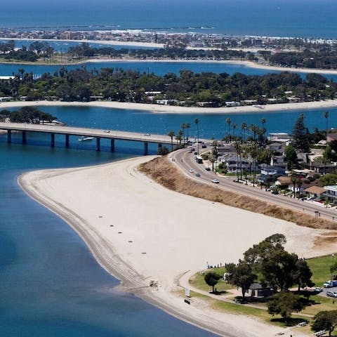 Stay on the coast, next to the Kendall-Frost Mission Bay Marsh Reserve