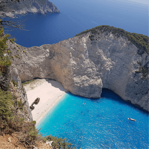 Explore the gorgeous coastline of Zakynthos, right on your doorstep