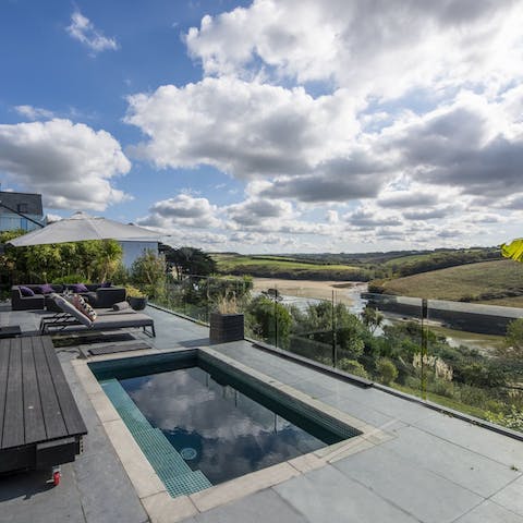 Soak up the sun on the glorious south-facing terrace