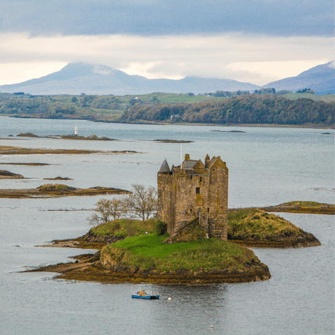 Make the fifteen-minute drive to Appin's Castle Stalker