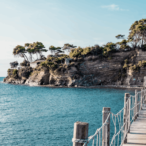 Enjoy exploring the beautiful coast of Zakynthos