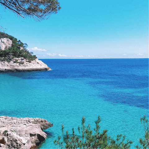 Experience the natural beauty of Menorca from the south coast