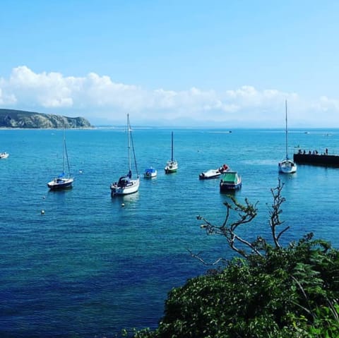 Enjoy the stunning coastal vistas of Abersoch, a short walk away