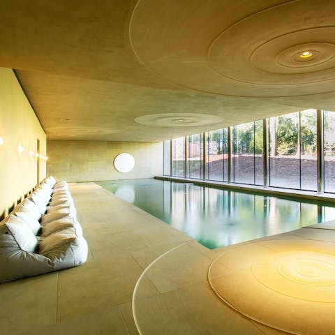 Head to the estate's wellness centre to indulge in a spa treatment