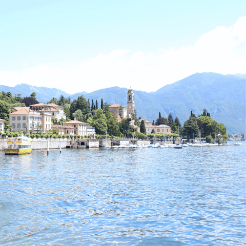 Soak up the tranquil atmosphere at nearby Lake Como