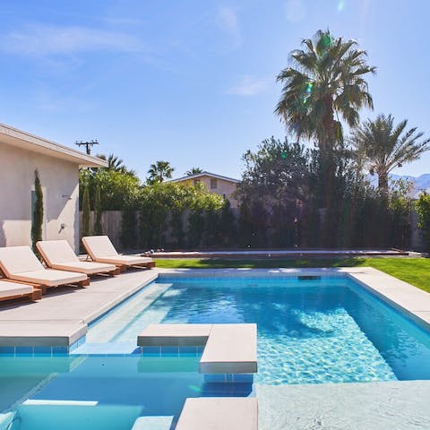 Cool off in the immaculate pool