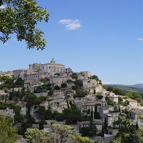 Experience timeless French charm from the hilltop village of Gordes 