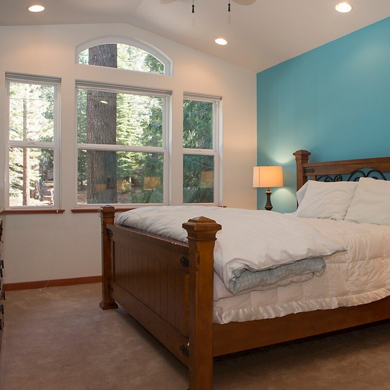 Wake up to enchanting views of the Tahoe forest
