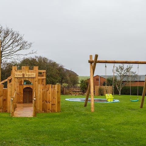 Let the kids go wild in the shared play area