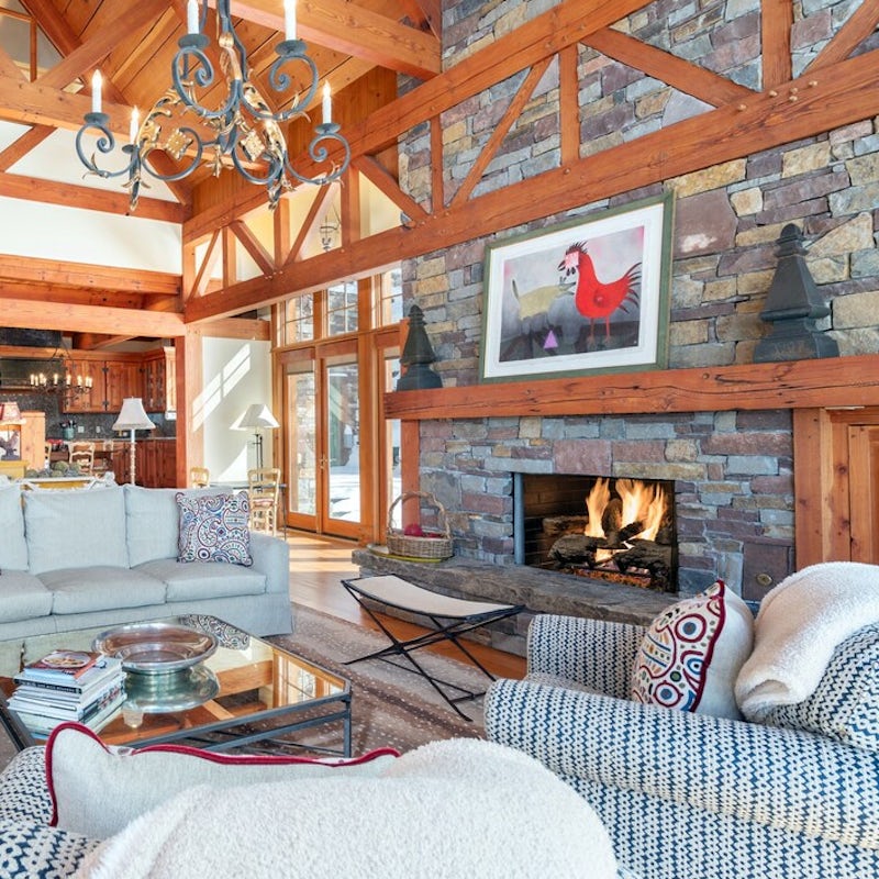 Curl up with good company by the crackling fire