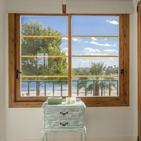 Feel at peace as you gaze at the beautiful ocean views from your home
