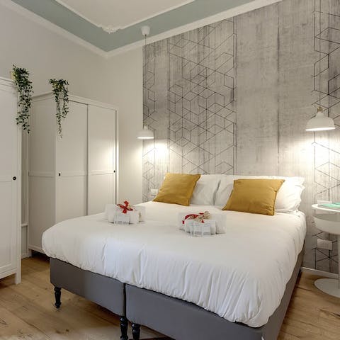 Unwind after a day's adventures soaking up the city