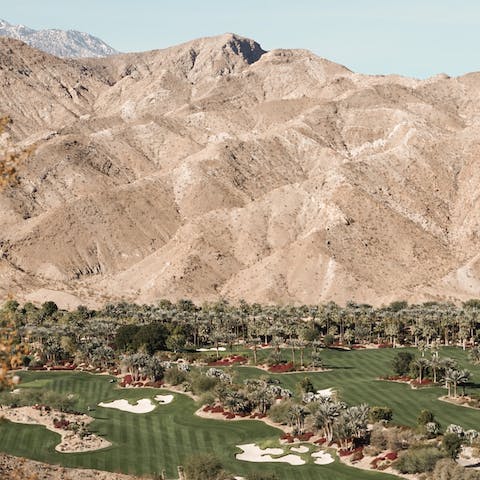 Play a round on one of Palm Springs' exemplary golf courses