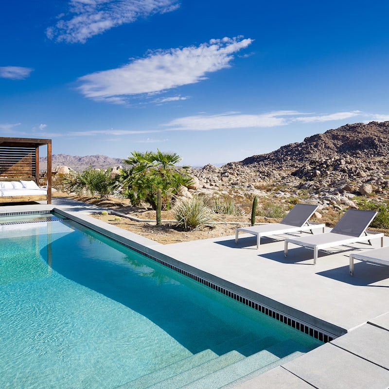 Work on your tan on the sun loungers or relax in the large saltwater pool