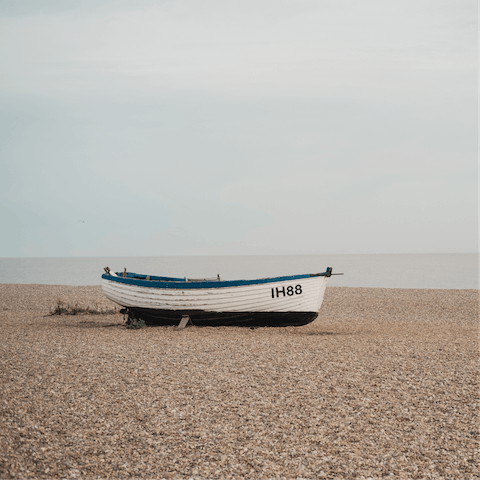 Spend the day exploring the beaches of Suffolk 