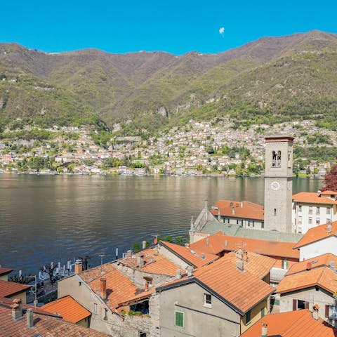 Stroll along the shores of Lake Como in the charming village of Torno