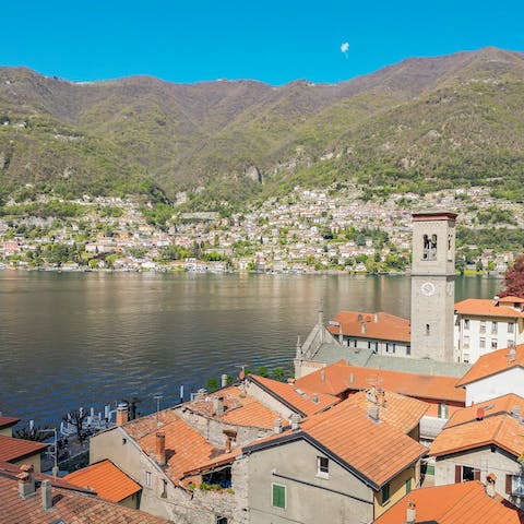 Stroll along the shores of Lake Como in the charming village of Torno