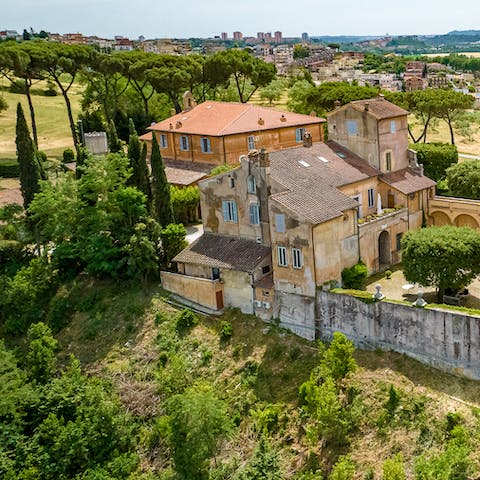 Discover the majestic beauty of Lazio from the private estate of Castello del Duca