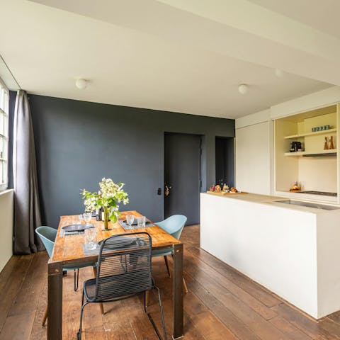 Prepare a French feast in the modern kitchen