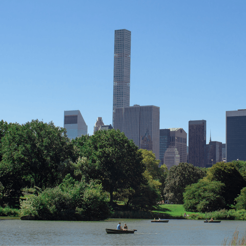 Stroll around Central Park – just a short walk away