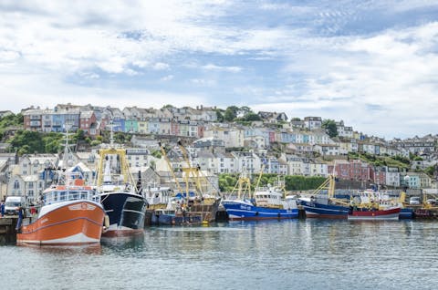 Wander over to Brixham's harbour in two minutes and continue along the South West Coast Path