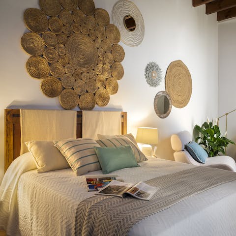 Wake up in the beautifully curated bedrooms feeling rested and ready for another day of Seville sightseeing