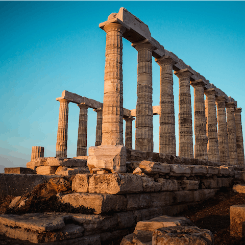 Explore the fascinating ruins of Ancient Greece on the island of Kea