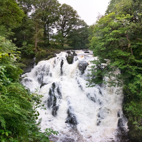 Explore the mountain walks and beautiful waterfalls of Snowdonia