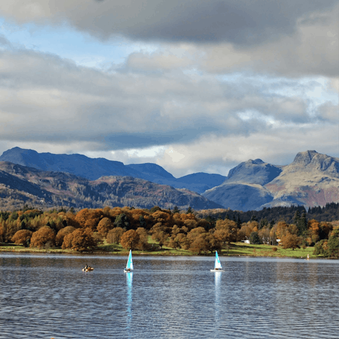 Head down to the shores of Lake Windermere for family fun