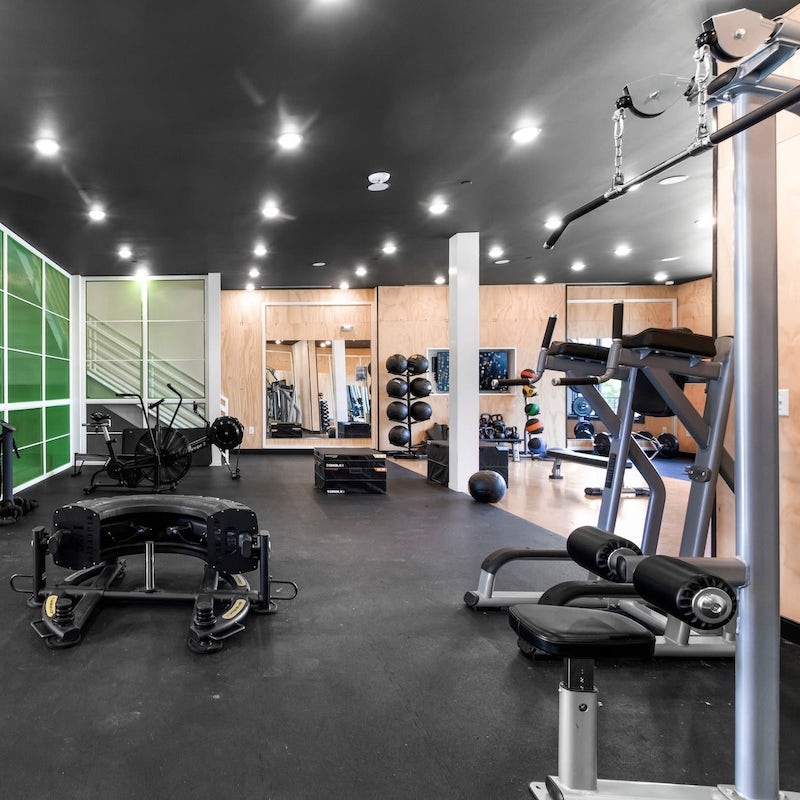 Work out in the high-tech gym