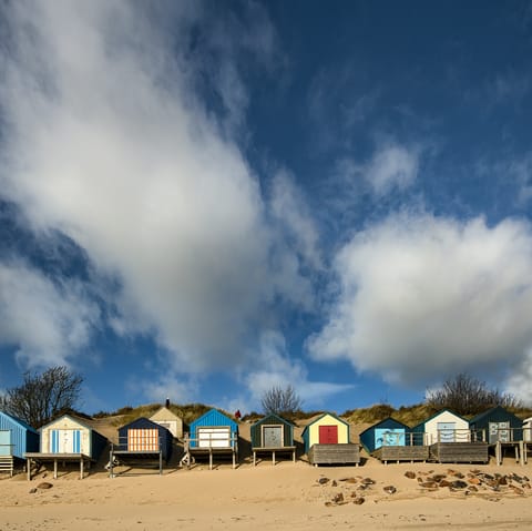 Take a five-minute drive to Abersoch to spend the afternoon at the beach