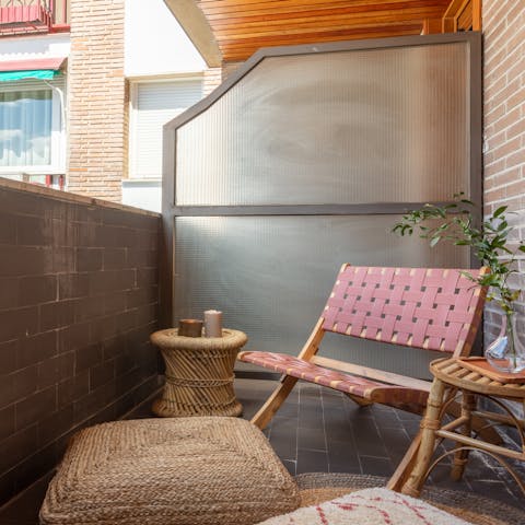 Sit out on the quaint balcony when you need a moment for coffee and contemplation