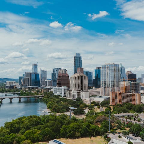 Take a trip into Downtown Austin, just a short drive away