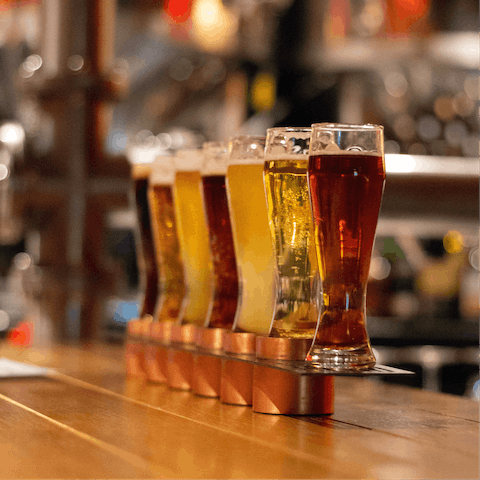 Head to one of the hip after-work watering-holes for a sampling of craft beer