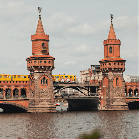 Hop on the u-bahn and reach the centre of Berlin in ten minutes