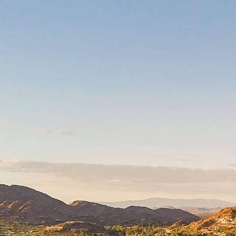 Enjoy the views of the stunning Arizona mountain landscape