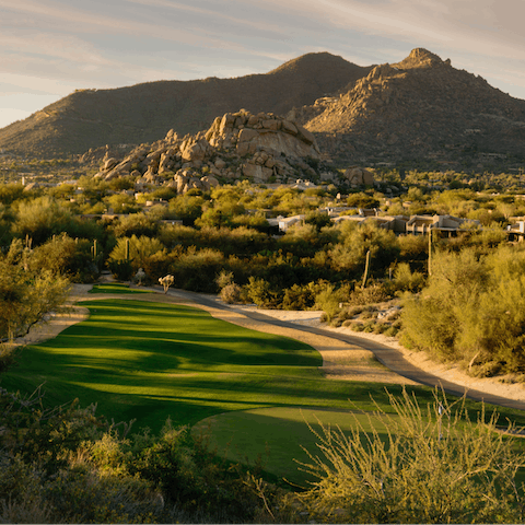 Hit the fairways for a 18 holes on some of the best golf courses in the West