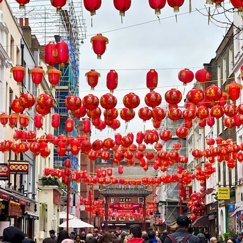 Stay in the heart of London's Chinatown – you've got countless restaurants right on your front door