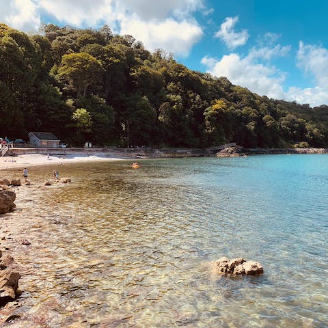 Walk just five minutes to the beautiful beach at Teignmouth