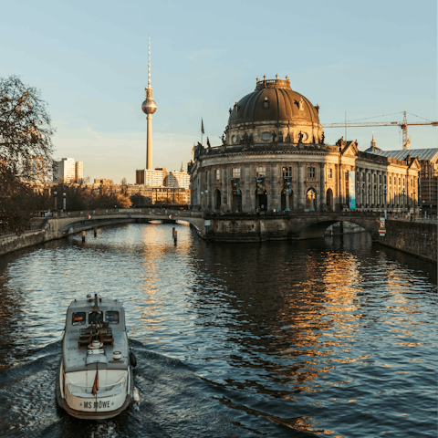 Stay in the hip Mitte neighbourhood with restaurants and nightlife