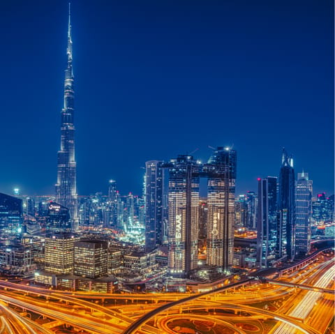 Drink in the vibrant nightlife of Dubai as you explore this stunning city