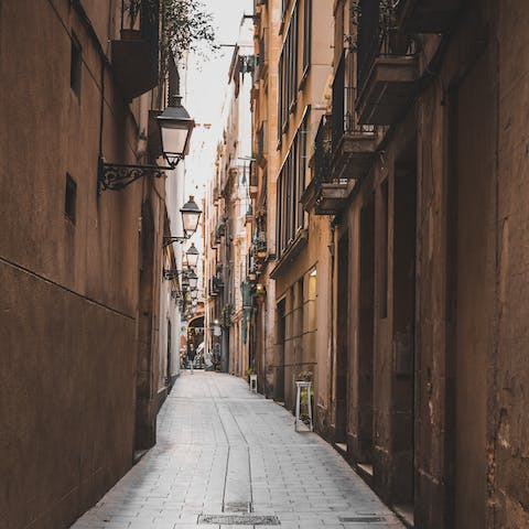 Go for a stroll through Barcelona's quaint streets