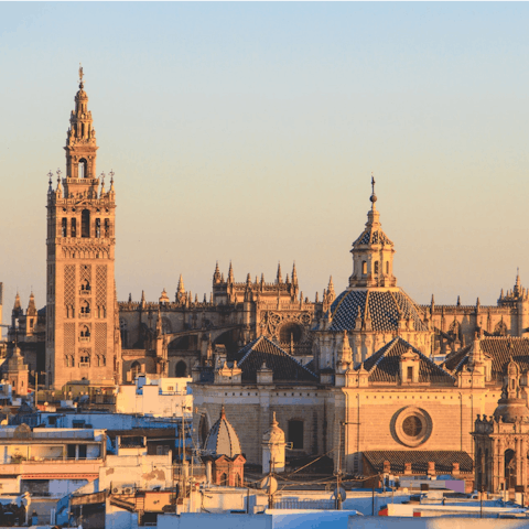 Take a short walk to visit the beautiful Catedral de Sevilla