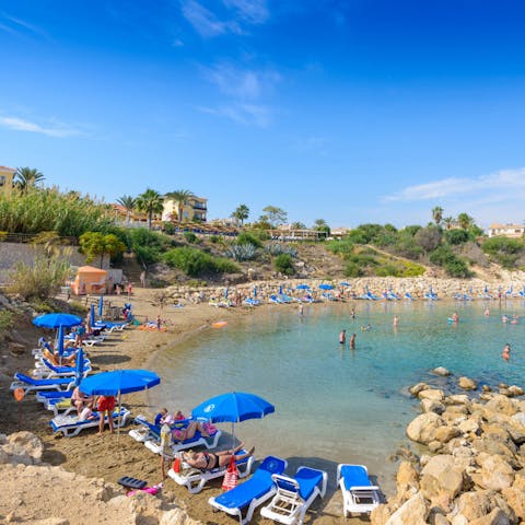 Spend the day enjoying sunshine and good times on Malama Beach 