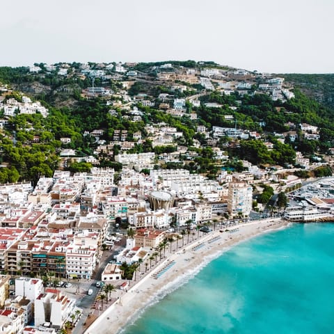 Explore the old town of Jávea and dine out on Spanish cuisine