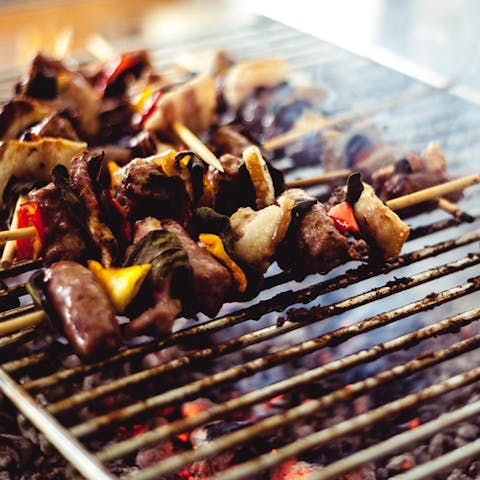 Heat up the grill for summer barbecues in the garden