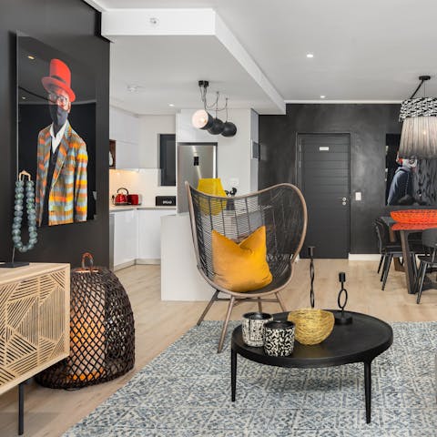 Stay in this stylish apartment