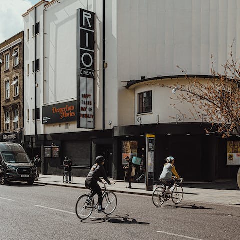 Cycle over to Dalston in just over five minutes for exciting nightlife and Turkish restaurants