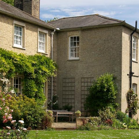 Stay in a historic mansion house in the Suffolk countryside