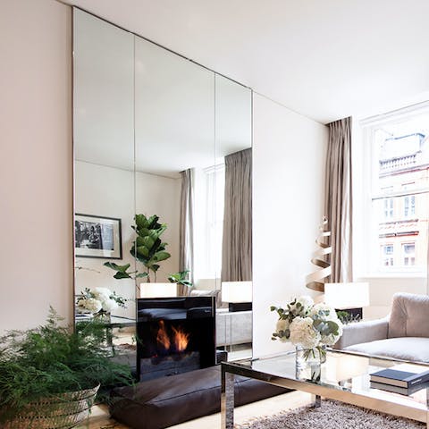 Sip an Earl Grey by the fireplace on a winter morning